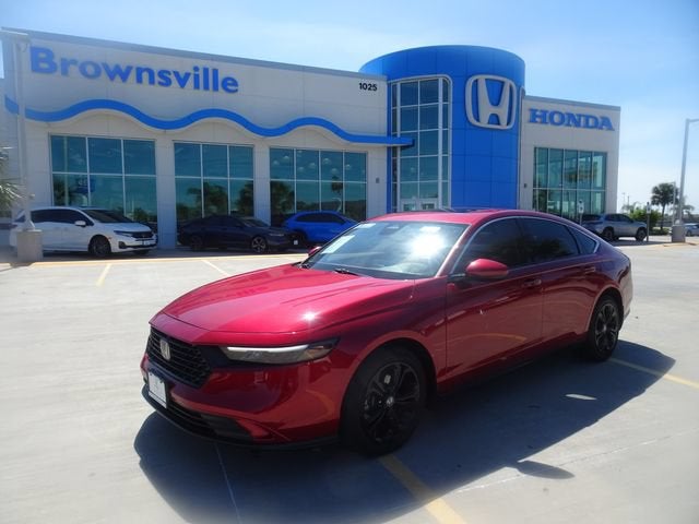 2024 Honda Accord Sedan EX in Radiant Red — front three-quarter view