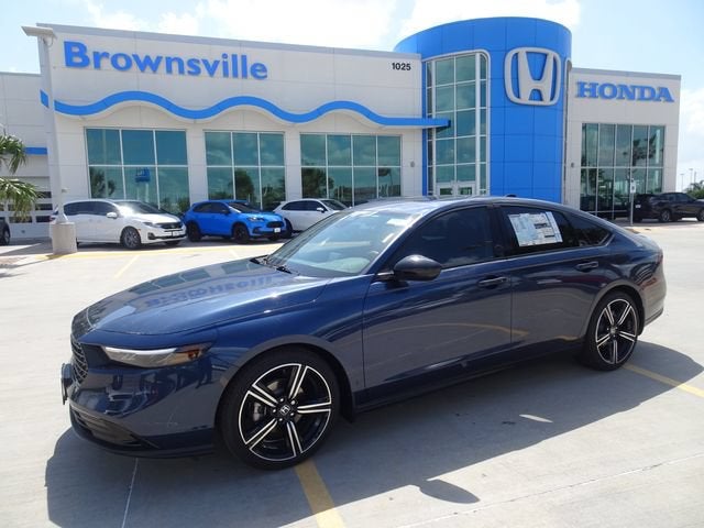 2026 Honda Accord Sedan SE in Canyon River Blue Metallic — front three-quarter view