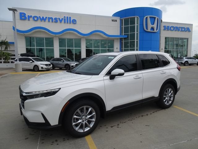 2026 Honda CR-V EX in Platinum White Pearl — front three-quarter view