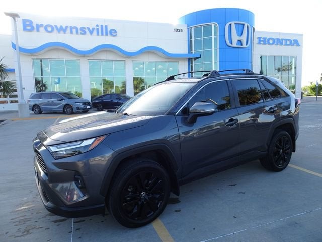 2024 Toyota RAV4 XLE Premium in Magnetic Gray Metallic — front three-quarter view