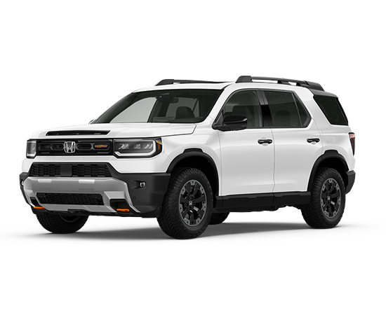 2026 Honda Passport TrailSport Elite in Platinum White Pearl — front three-quarter view
