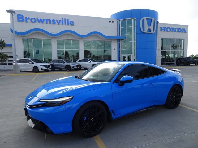 2026 Honda Prelude Hybrid in Boost Blue Pearl — front three-quarter view